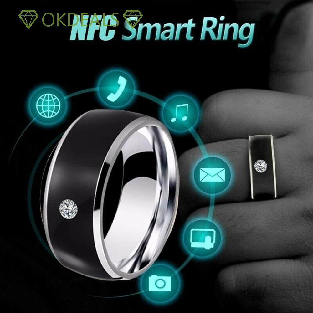 (Hàng Mới Về) Nhẫn Đeo Tay Đa Năng Không Thấm Nước Đa Chức Năng Nfc Cho Điện Thoại Android