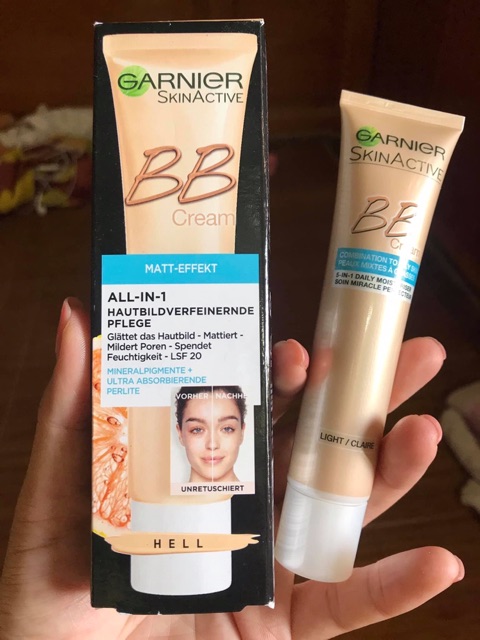 KEM NỀN GARNIER SKINACTIVE  BB CREME  👍. CỰC KIỀM DẦU TONE SÁNG TỰ NHIÊN