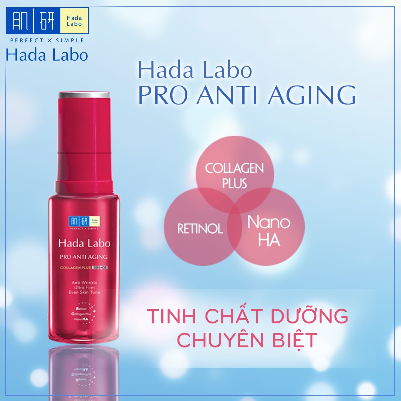 Tinh chất dưỡng chuyên biệt chống lão hóa Hada Labo Pro Anti Aging Essence 30g | BigBuy360 - bigbuy360.vn