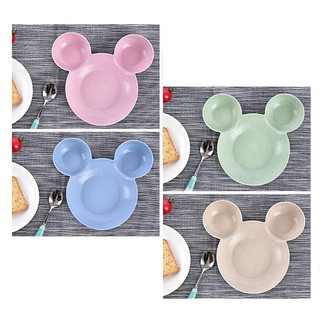 HCM - Khay cơm lúa mì thiên nhiên Mickey cho bé ăn dặm