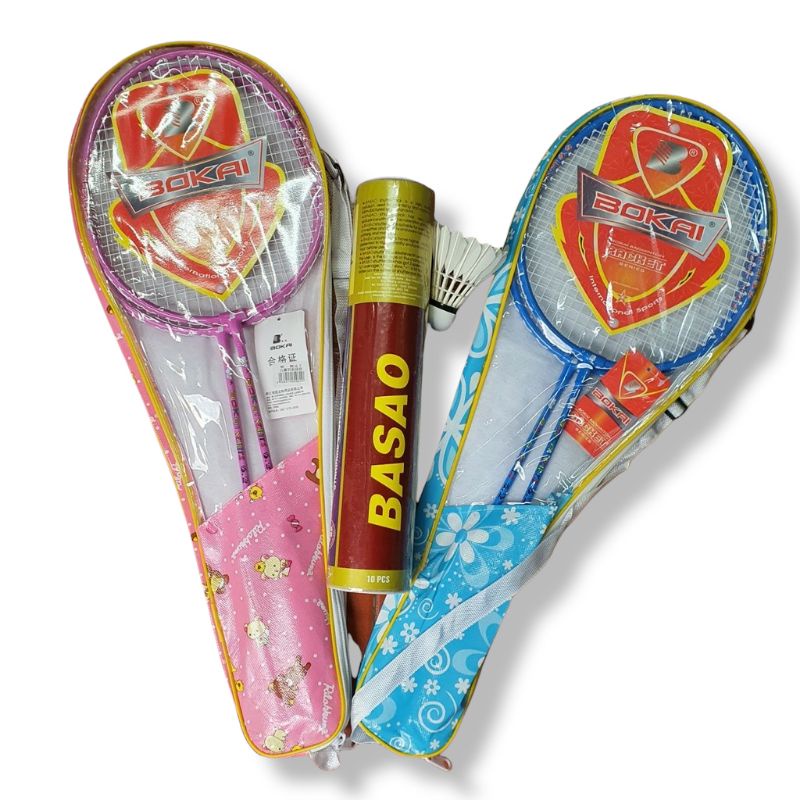Bộ vợt cầu lông ngắn trẻ em BOKAI ( không bao gồm hộp cầu lông)