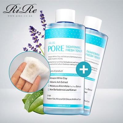 🌟AUTH_BILL Hàn Toner se khít lỗ chân lông Rire Pore Tightening Fresh 300ml