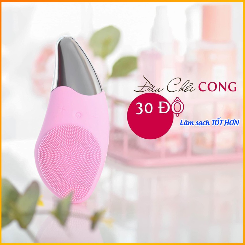 Máy rửa mặt SONIC FACIAL công nghệ mới TẶNG QUẤN ĐẦU - BH 06 THÁNG – Rửa mặt – Massage nâng cơ hiệu quả