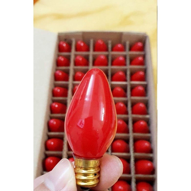 Bóng đèn quả nhót - E12 E14, bóng led đèn thờ tiết kiệm điện 1W, đèn trái ớt ban ông địa