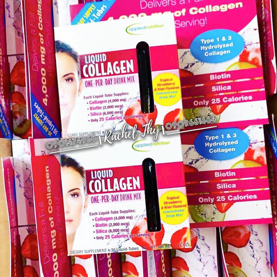 Liquid Collagen dạng nước 30 ống của Mỹ