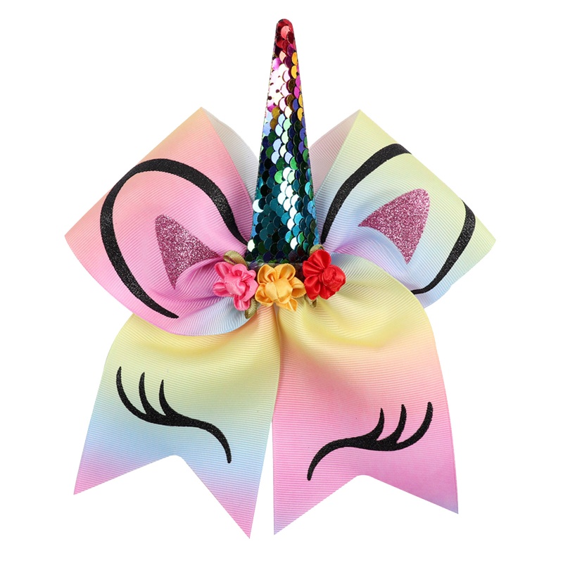 Dây Cột Tóc In Hình Kỳ Lân Hoạt Hình Dễ Thương Cho Nữ