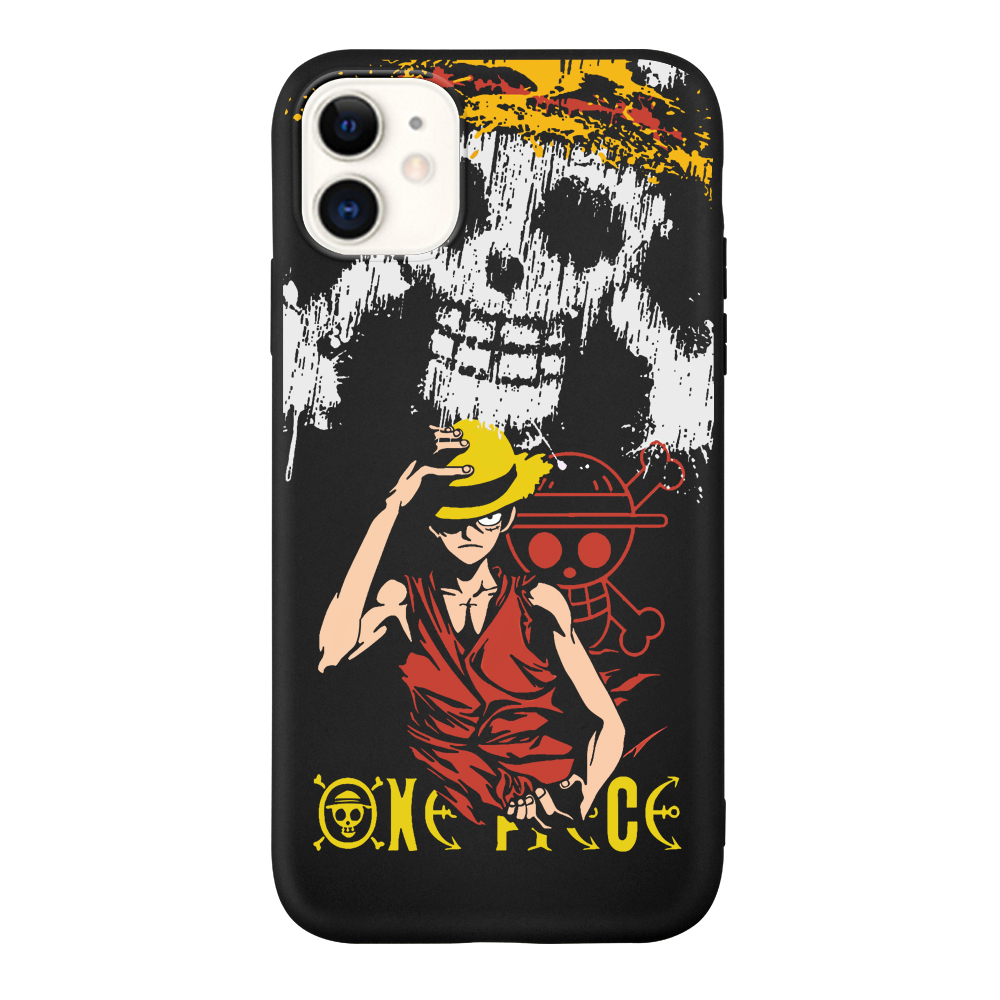 Ốp Điện Thoại Silicone Mềm Nhám In Hình One Piece Cho iPhone 14 13 12 11Promax XS XR XSmax 7 8 + 7Plus 8Plus Plus SE 2020