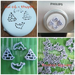 Khuôn nui hình dùng cho máy làm mì Philips (chỉ sử dụng được khi có máy Philips)