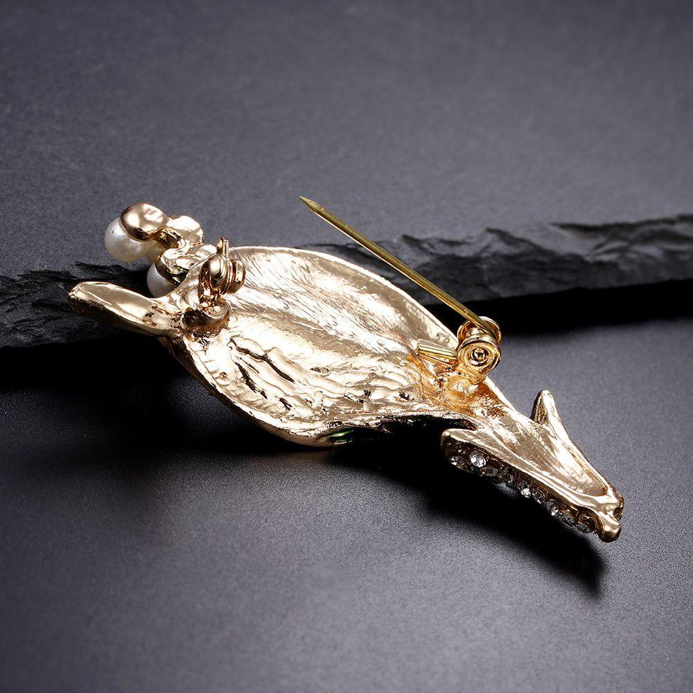 JARRED Trâm Cài Áo Hình Lá Cây Phong Cách Vintage