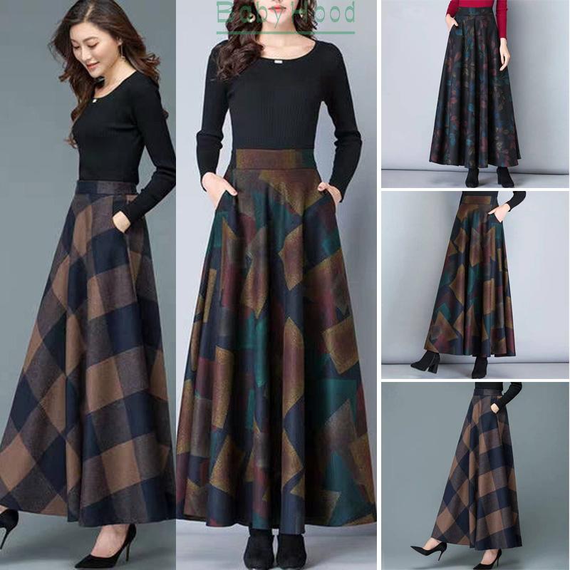 Chân Váy Maxi Lưng Cao Co Dãn Thời Trang Cho Nữ | BigBuy360 - bigbuy360.vn