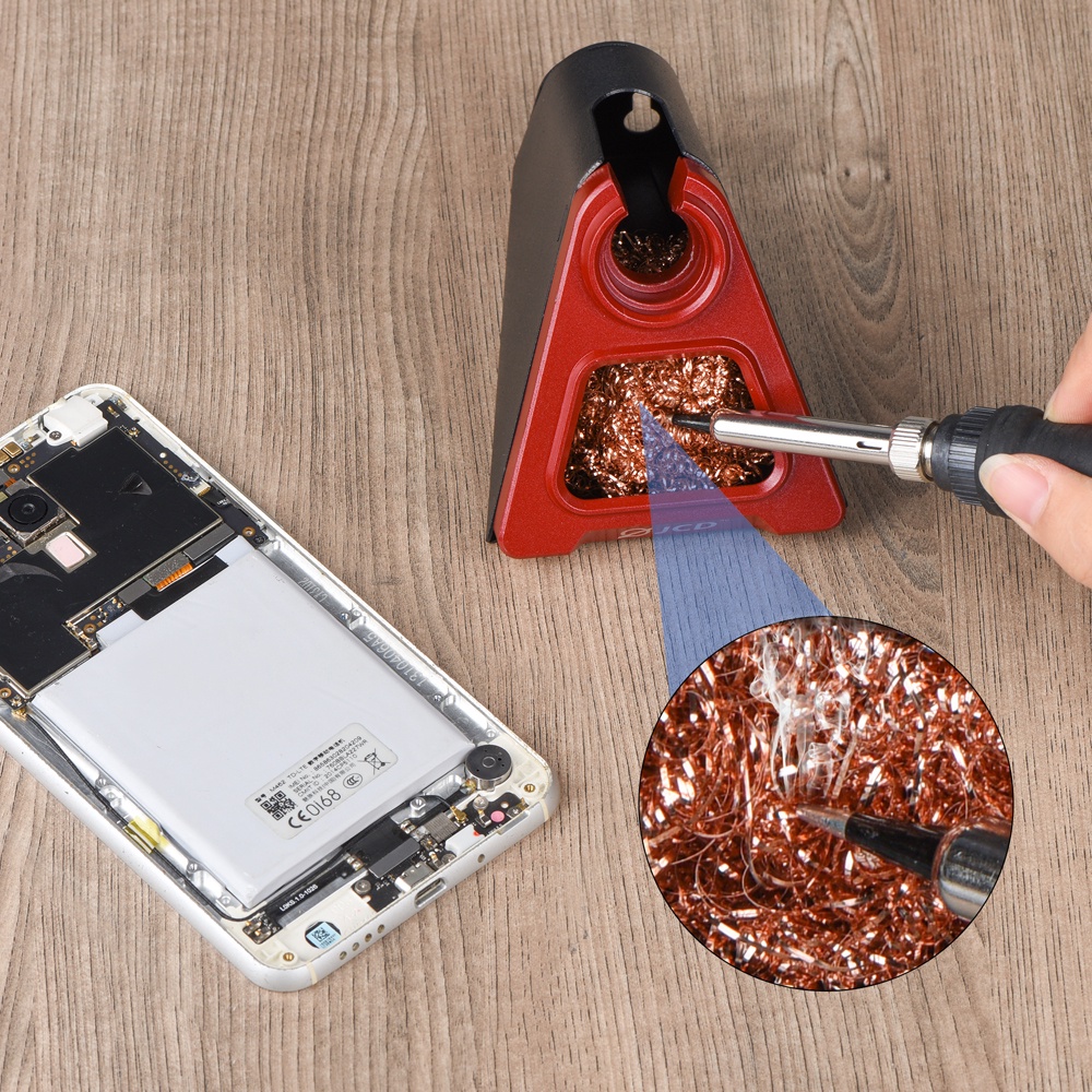 Giá đỡ mỏ hàn điện JCD 820 bằng hợp kim nhôm có bóng đồng