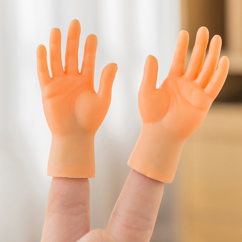 Đồ chơi hình bàn tay mini đeo ngón tay vui nhộn dùng mát xa dành cho mèo cưng