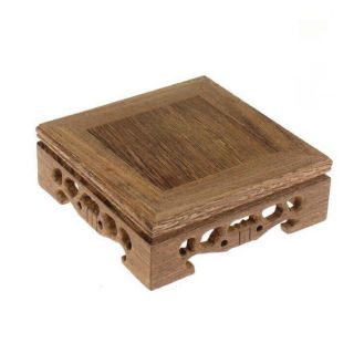 Đế gỗ hoa văn hình vuông 10 x 10cm