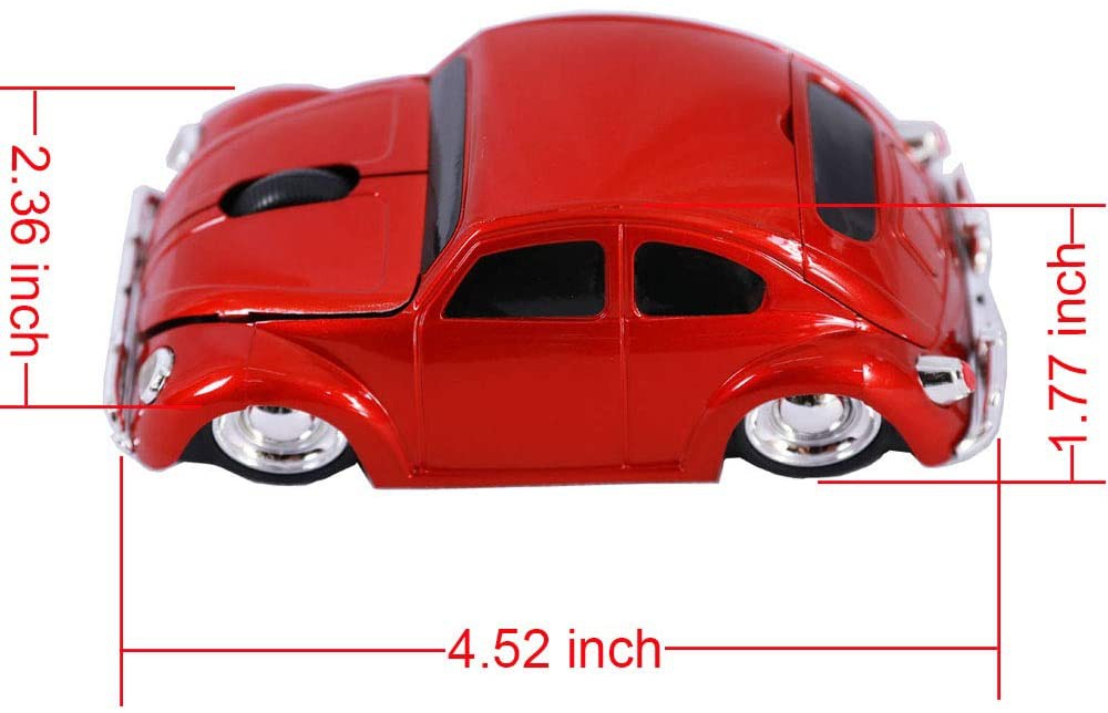 Chuột Không Dây Hình Xe Hơi 1967 's Vw Beetle Cổ Điển Cho Máy Tính / Laptop / Pc / Window 10