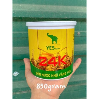Nhũ vàng 24k hệ nước yes, nhũ vàng hệ nước hạt mịn - 850gram