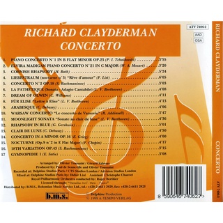 đĩa cd nhạc richard clayderman 1