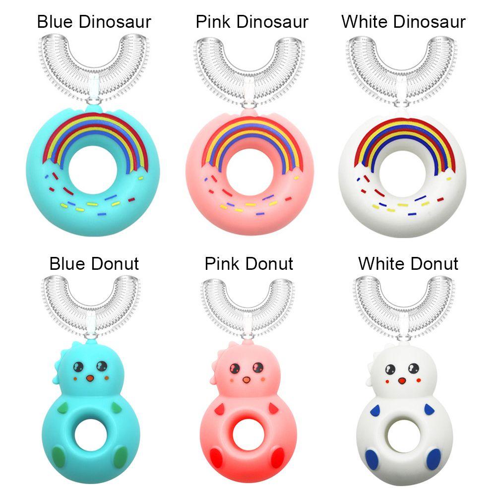 NIUYOU Bàn Chải Đánh Răng Bằng Silicon Mềm Không Mùi Thiết Kế Hình Chữ U An Toàn Cho