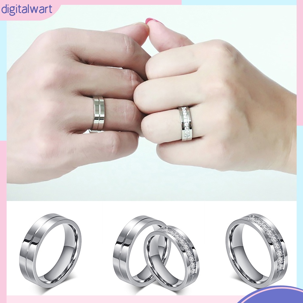 Nhẫn hợp kim kiểu dáng đơn giản, thời trang cho nam/nữ