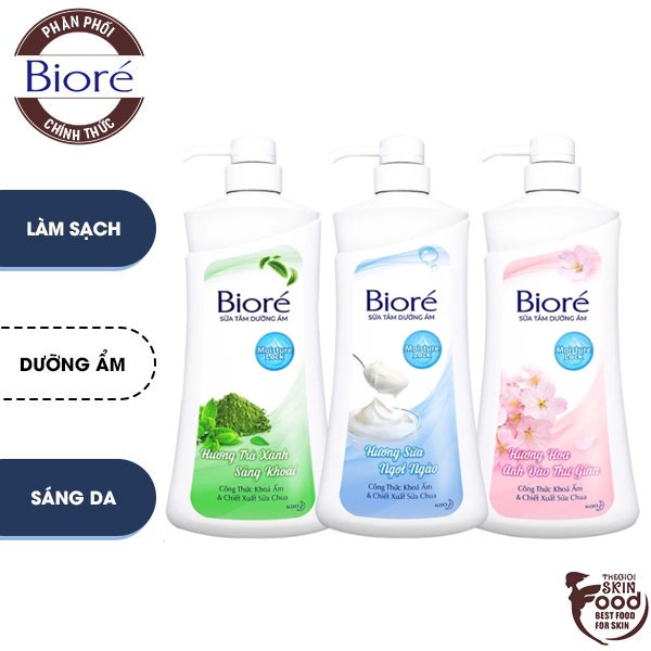 [530g] Sữa Tắm Dưỡng Ẩm Mịn Da Bioré