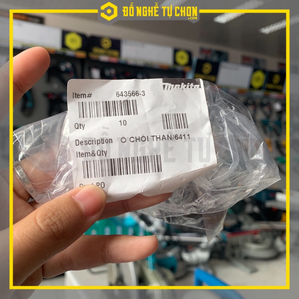 Ổ chổi than máy khoan Makita 6411 - 643566-3