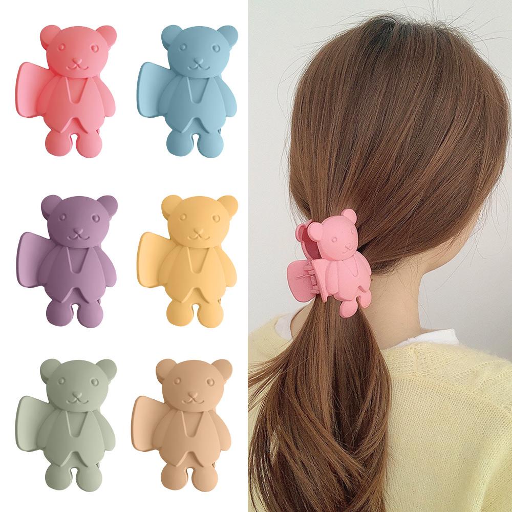 Kẹp Tóc Càng Cua Họa Tiết Hoạt Hình Phong Cách Hàn Quốc Ngọt Ngào Cho Nữ