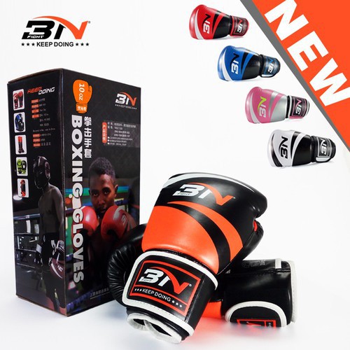 Găng tay đấm boxing BN trắng