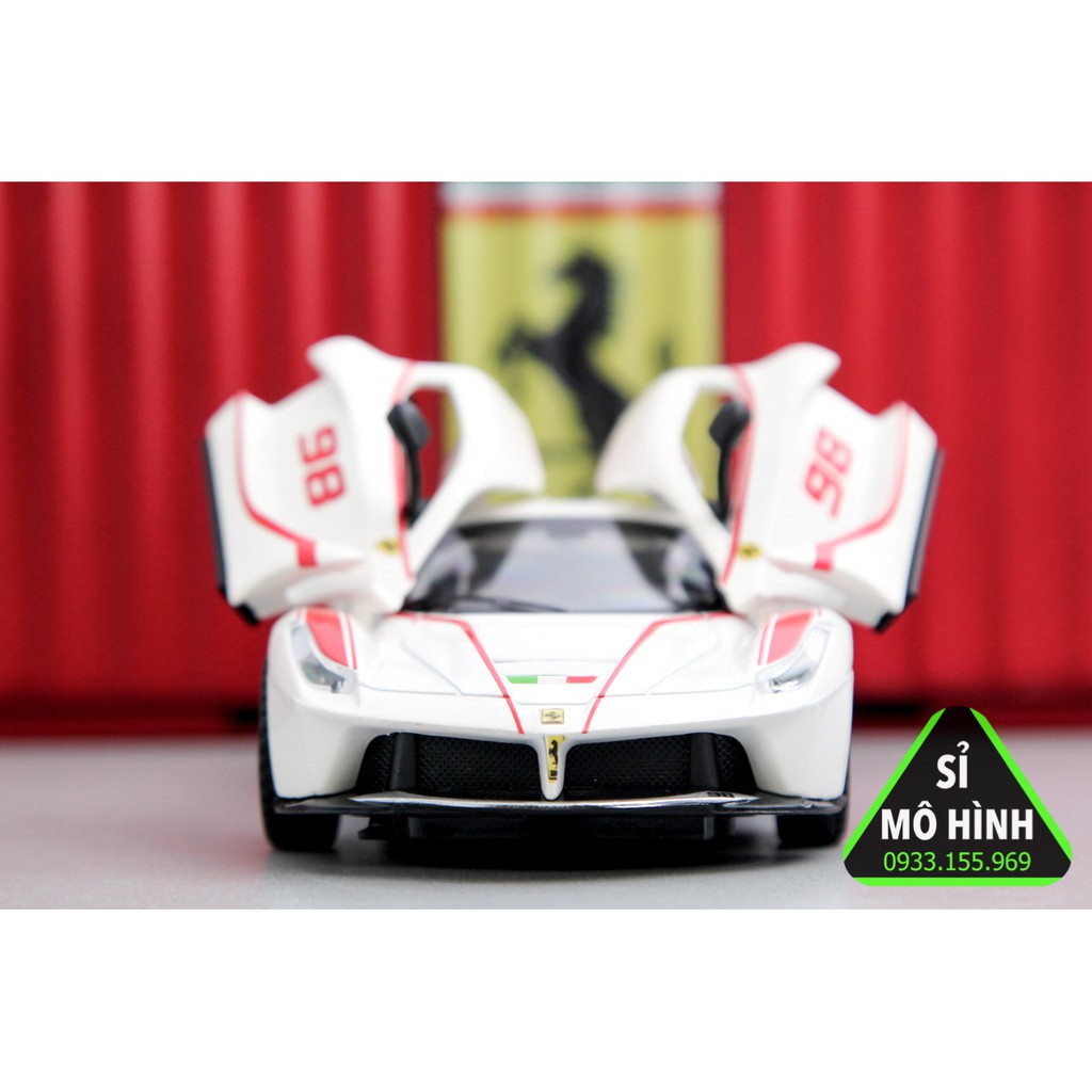 [ Sỉ Mô Hình ] Xe mô hình siêu xe Ferrari FXX K 1:32 Trắng