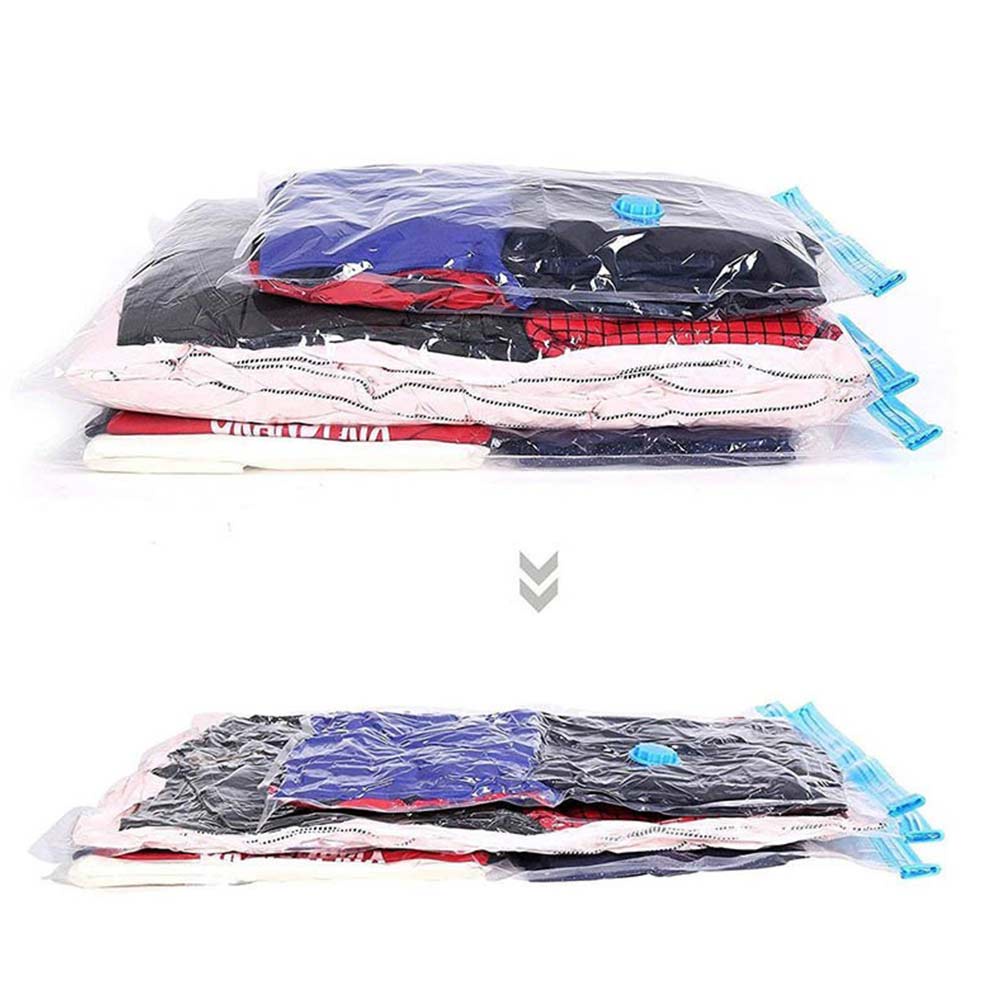 Pumping vacuum compression bags, clothes storage bags, thickened vacuum bags, quilt organizing bags, luggage packing and storage artifacts