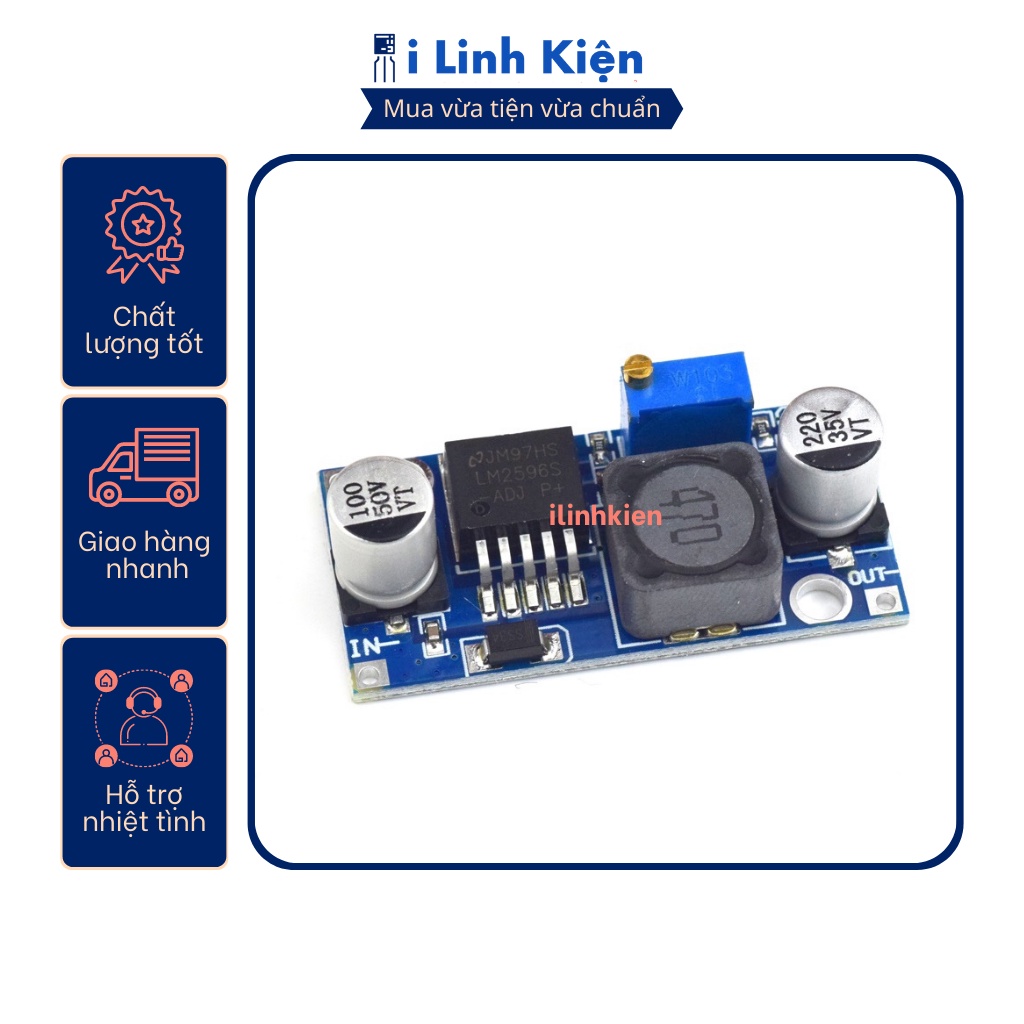 LM2596 Mạch hạ áp DC 3A LM2596S