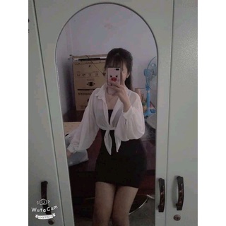 ÁO SƠMI BUỘC DÂY