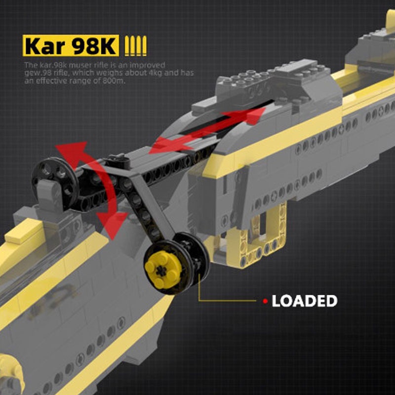 Đồ Chơi Lắp Ráp Mô Hình Súng Kevin183 Kar 98 Moc CSGO Thỏa Sức Sáng Tạo Với 800+ Mảnh Ghép