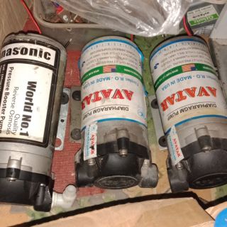 Bơm cao áp máy lọc nước cũ sử dụng điện 24v hàng đẹp 80%