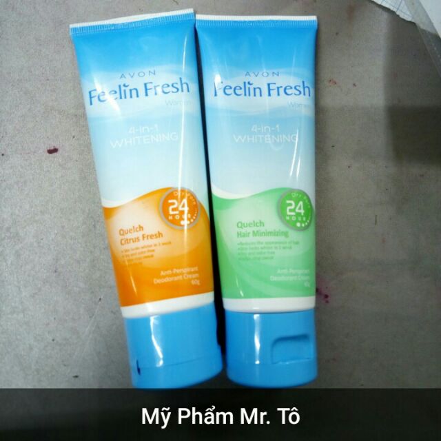 Kem dưỡng trắng da vùng nách và khử mùi hôi Feelin Fresh Avon 60g