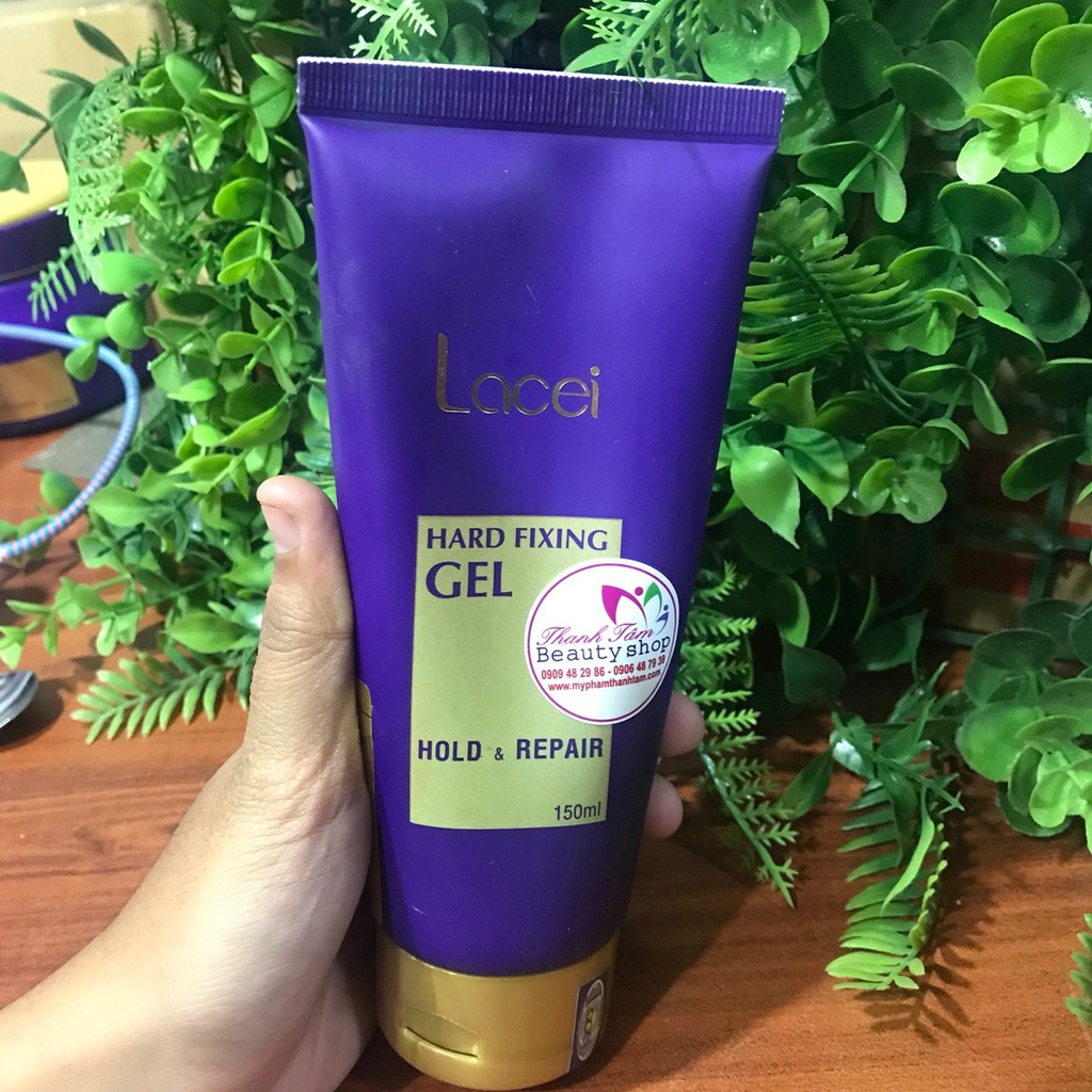 Gel tạo kiểu Lacei Hard Fixing gel hold &amp; repair 150ml