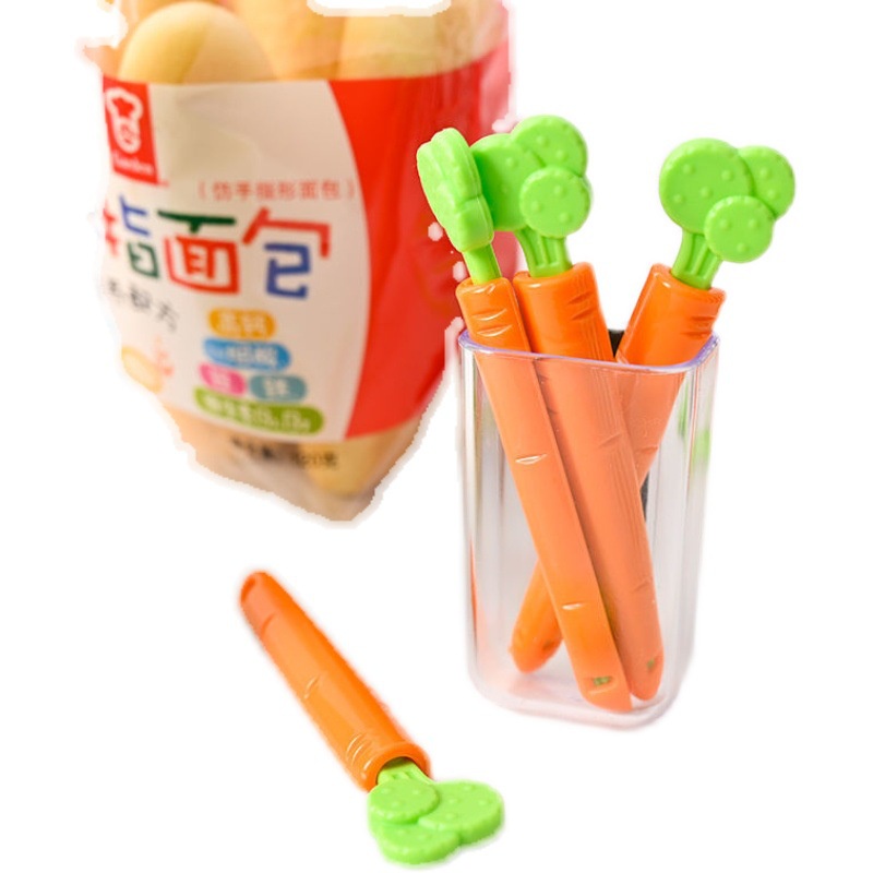 Kẹp khóa miệng túi bảo quản thực phẩm hình cà rốt cute - KẸP MIỆNG TÚI BẢO QUẢN THỰC PHẨM HÌNH CÀ RỐT - Đồ dùng nhà bếp