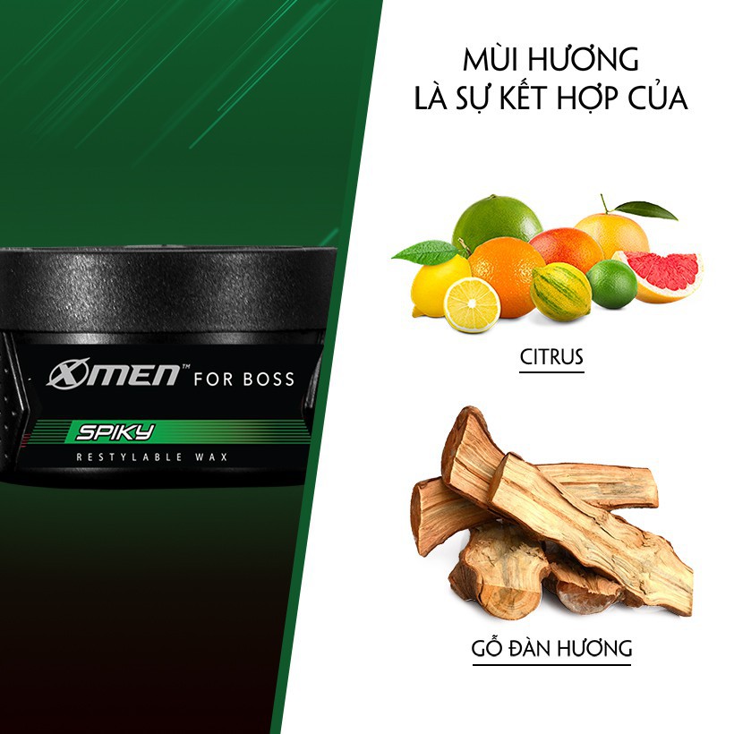 [Giá Sỉ]Sáp Vuốt Tóc X-Men Boss FREESTYLE/SPIKY/CLEAN CUT (70g)