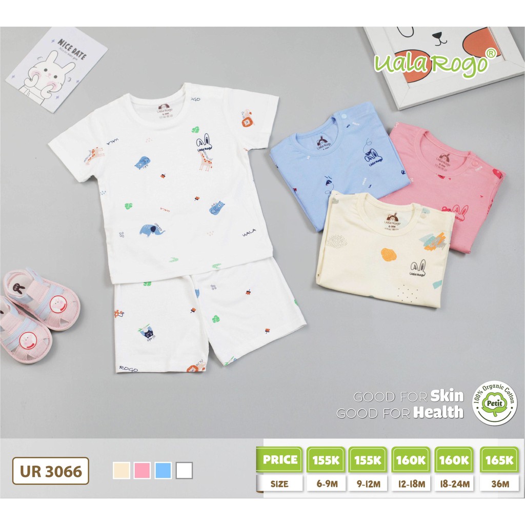 UALAROGO UR3066- Bộ cộc Petit họa tiết cho bé