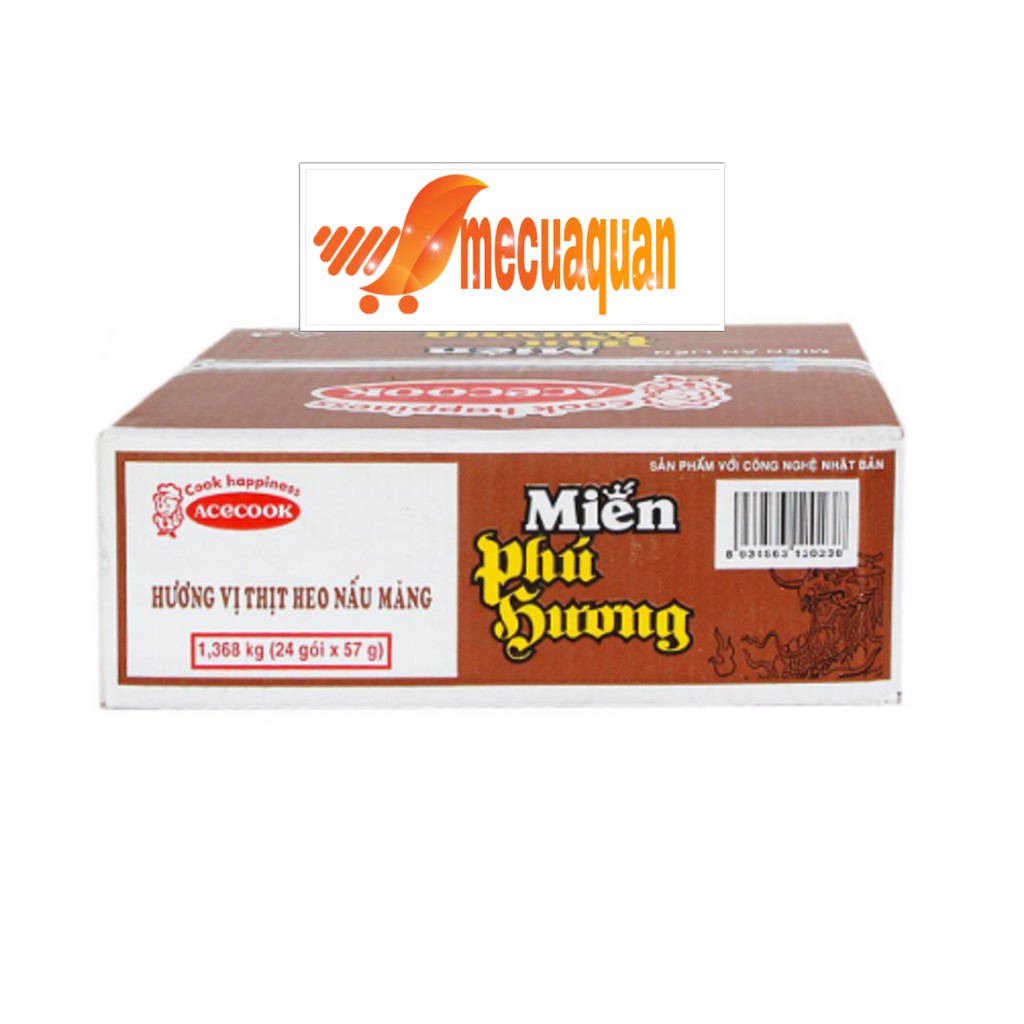 Thùng miến Phú Hương 24 gói * 58g