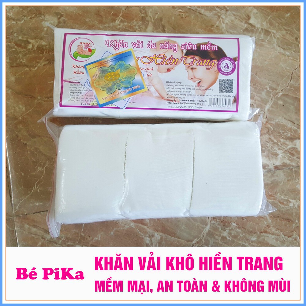 Khăn vải khô đa năng Hiền Trang mềm mại an toàn với da bé 170g