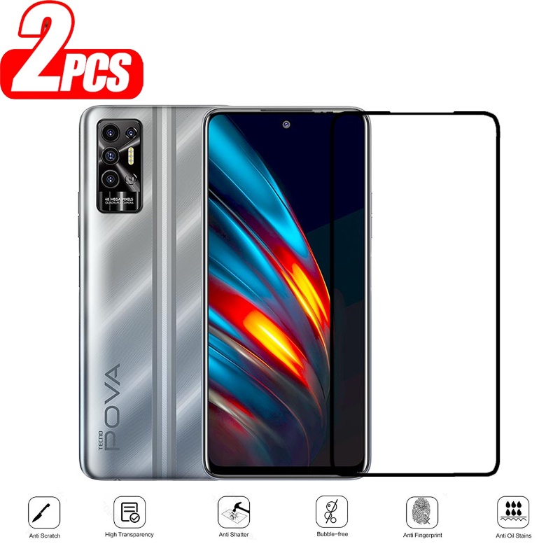Set 2 Kính Cường Lực Cho Tecno Pova NEO LE6 Pova NEO 2 Pova 2 Pova 3 Pova 4 Pova 4 Pro Pop 5 Lte Pouvior 4 4 Pro spark 5 air spark 6 air Camon 18 Camon 19 Dù Che Nắng Chất Lượng Cao Tiện Dụng