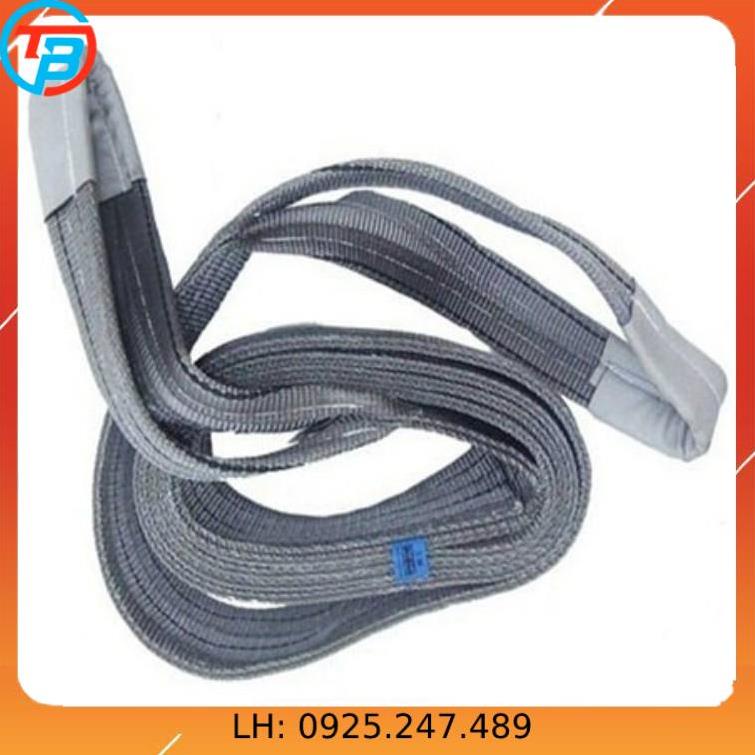 Dây cáp vải cẩu hàng 4 Tấn - bản 100mm - Hệ số 5:1 - 4 Mét CÁP THÉP Thái Bình VinàN