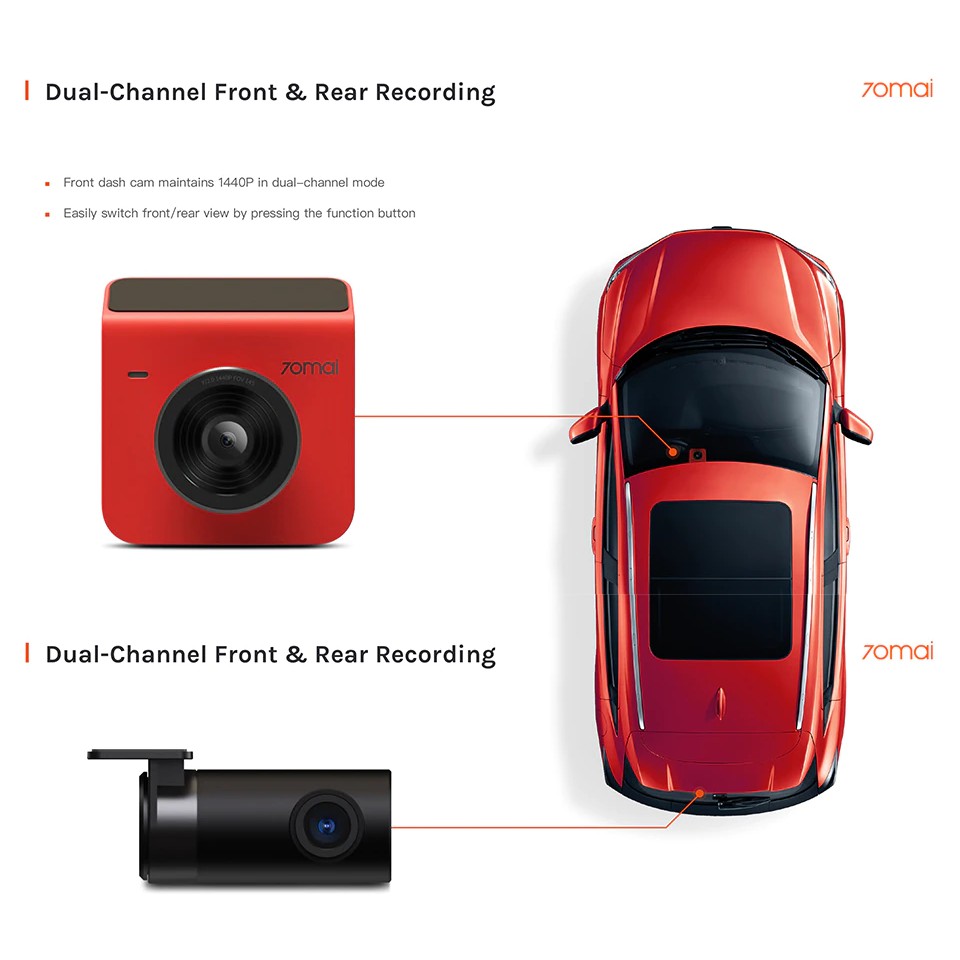 [Mã 267ELSALE hoàn 7% đơn 300K] Camera hành trình 70mai Dash Cam A400 - Phiên bản Quốc Tế | WebRaoVat - webraovat.net.vn