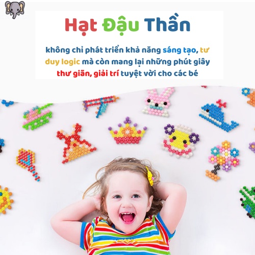 Đồ Chơi Hạt Đậu Thần Hulo Toys Nhiều Màu Sắc - Đồ Chơi Trẻ Em, Đồ Chơi Sáng Tạo, Đồ Chơi Giáo Dục Cho Bé