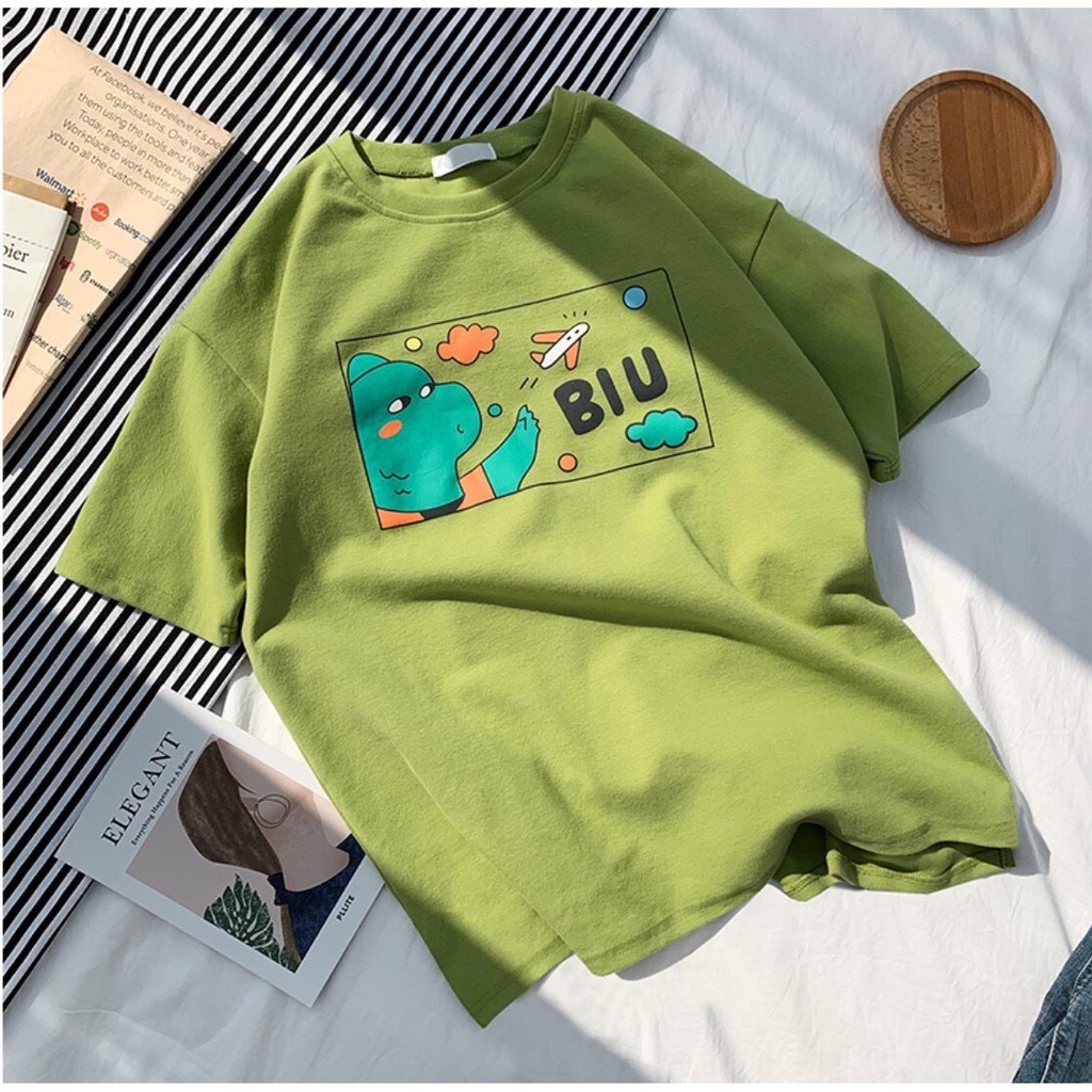 Áo thun tay lỡ form rộng Unisex BIU Molly Fashion dành cho cặp đôi nam nữ | BigBuy360 - bigbuy360.vn