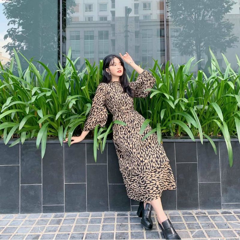 ĐẦM TẦNG DA BEO HOT GIRL | BigBuy360 - bigbuy360.vn