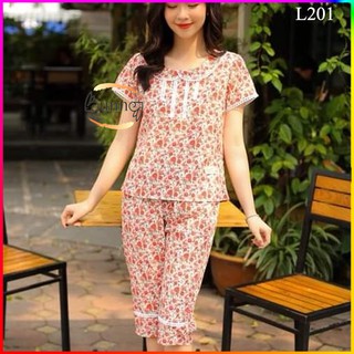 Đồ bộ nữ chất lụa, đồ bộ mặc nhà dày dặn mềm mịn kiểu dáng đẹp