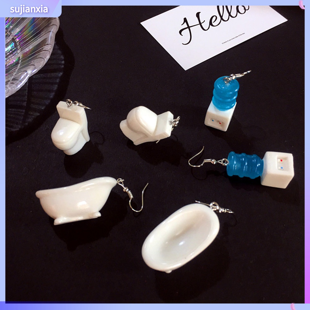 Khuyên Tai Hình Bồn Cầu Độc Đáo Cho Nữ