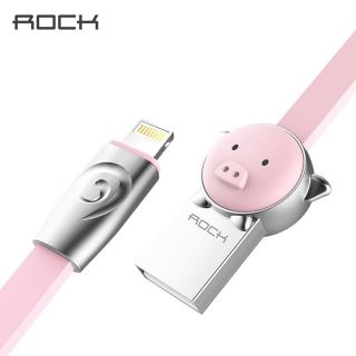 Dây cáp sạc Iphone/ IPad hình thú Cute( Hãng ROCK)