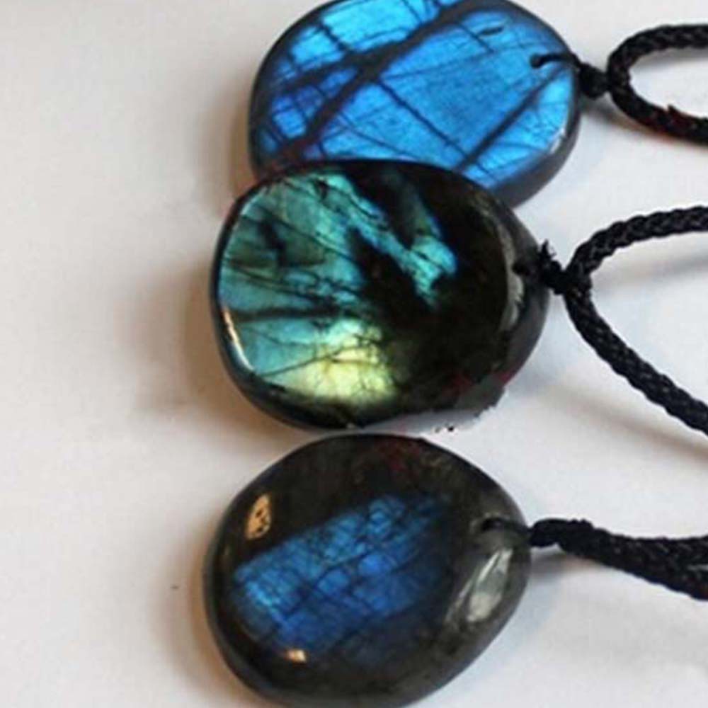 [Mã FASHIONT4FA2 giảm 10K đơn 50K] Dây chuyền mặt đá chakra chó labradorite