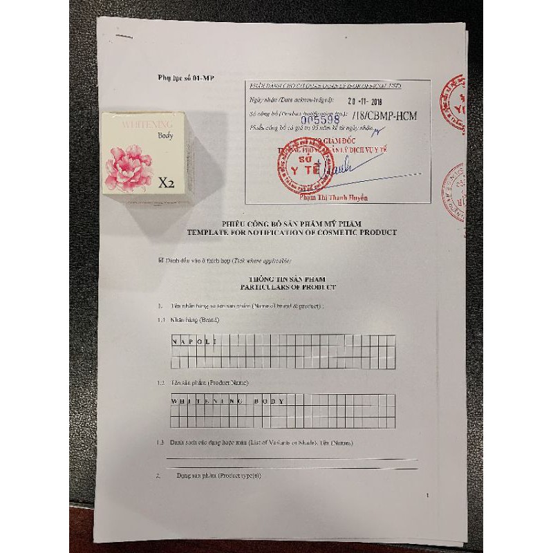 Kem Body PINK Hải Âu Việt , Trắng sau 5-7ngày